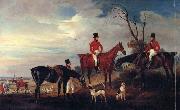 John Ferneley John,Henry and Francis Grant at Melton oil painting